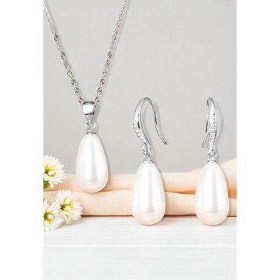 Imagen 2 del producto Conjunto Plata 925 Moscu creado con Perla de Swarovski® Cream