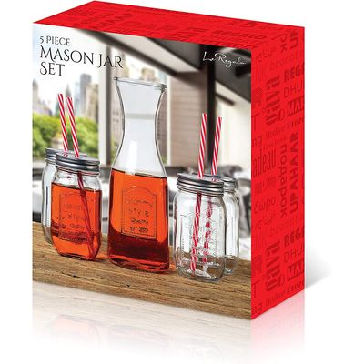 Imagen 2 del producto Set 5 Piezas Vasos Mas Jarro Le Regalo