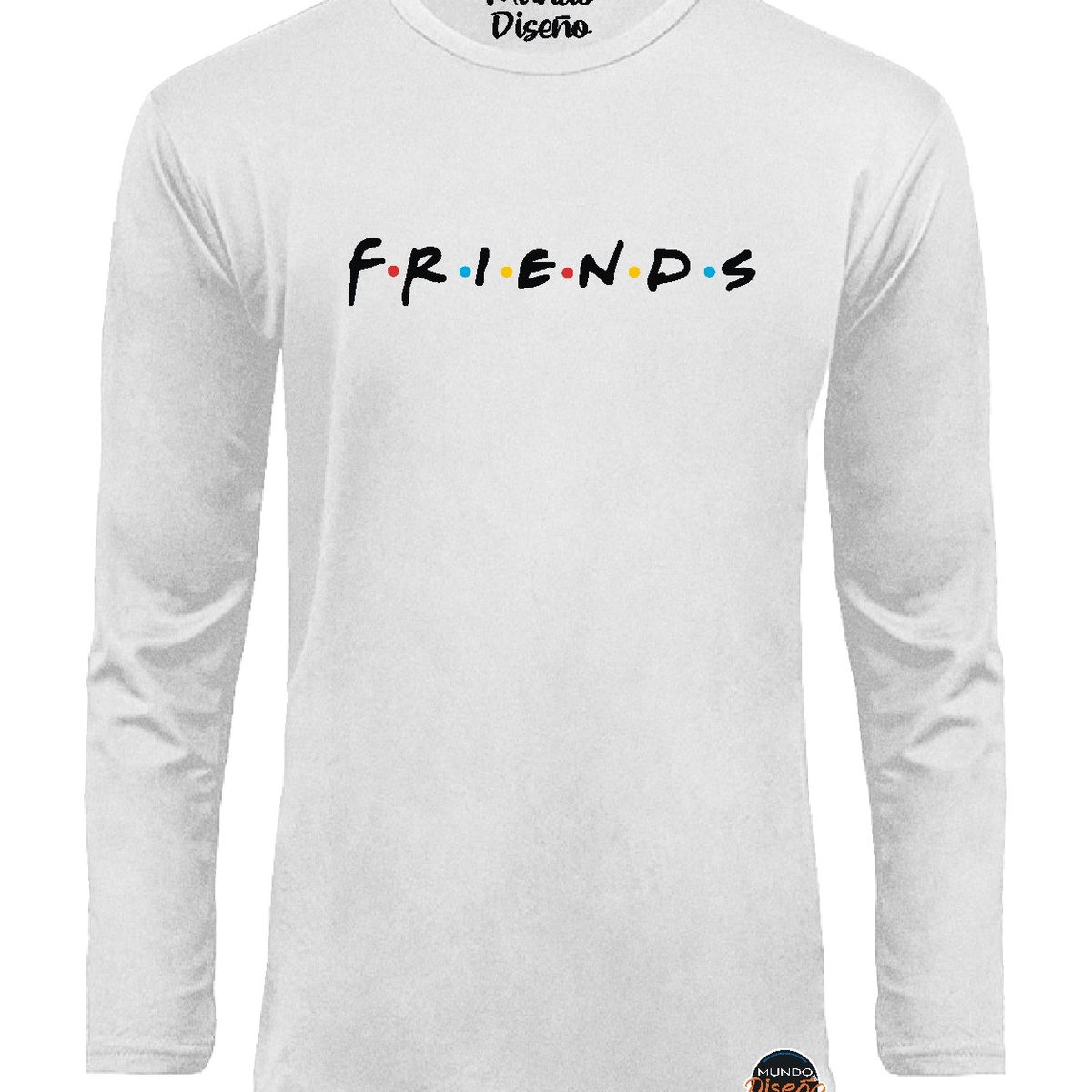 MDC - Polera Manga Larga De Hombre Serie Friends Clásico