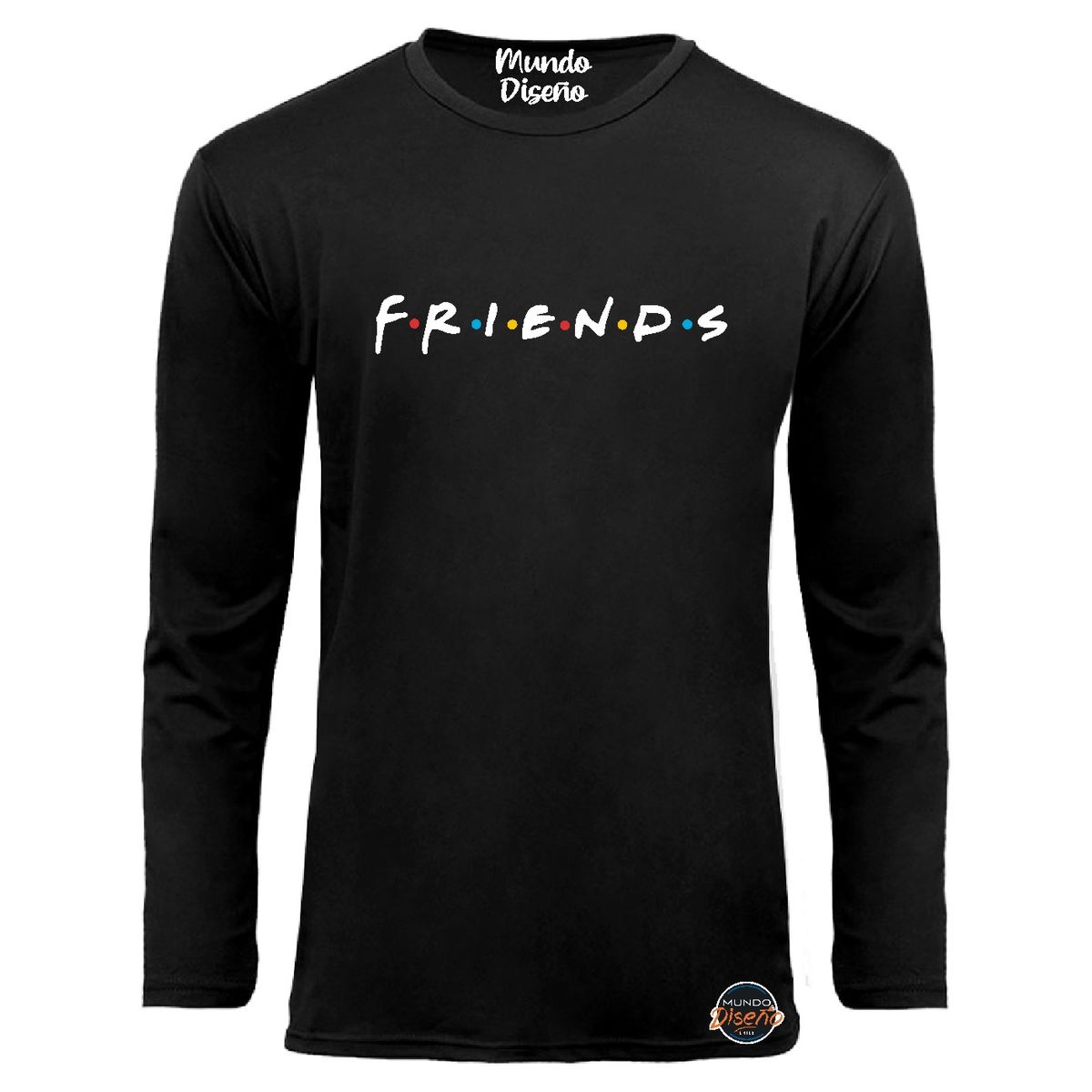 MDC - Polera Manga Larga De Hombre Serie Friends Clásico