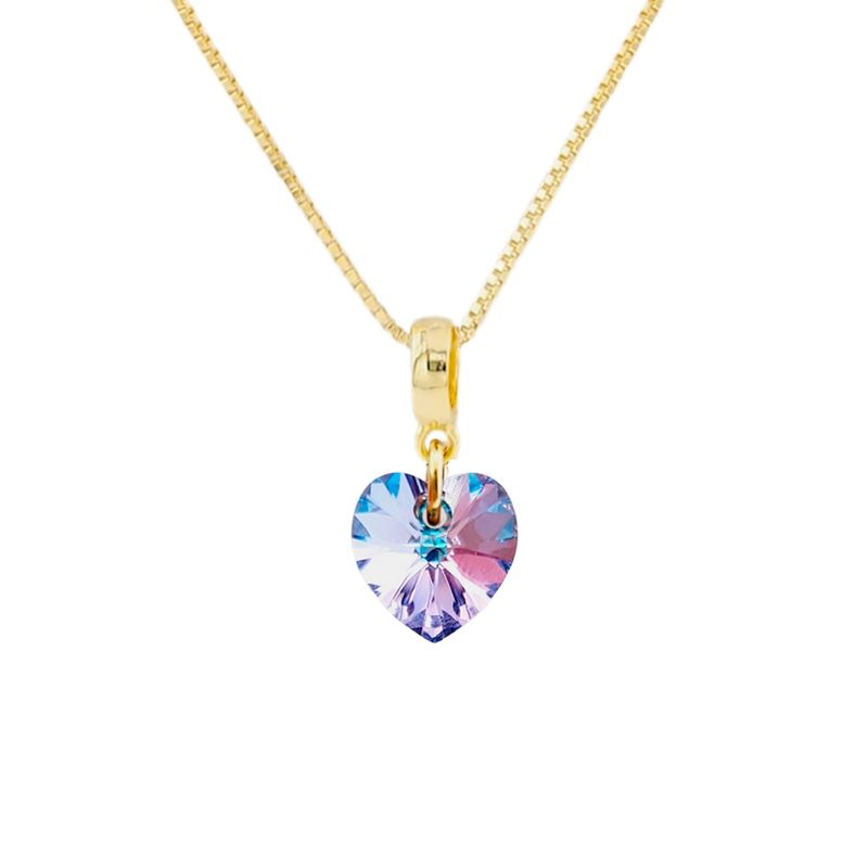 JOYAS MONTERO - Collar Romance Gold Cristales Vitral Light
