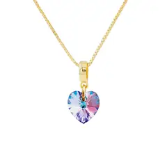 JOYAS MONTERO - Collar Romance Gold Cristales Vitral Light