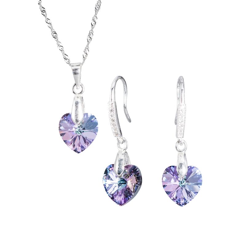 JOYAS MONTERO - Conjunto Romance Cristales Genuinos Vitral Light-