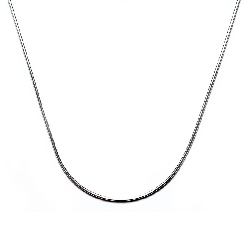 ANDREA COGGIOLA JOYAS - Cadena Cola de Topo Delgada 50cm Plata Fina 925