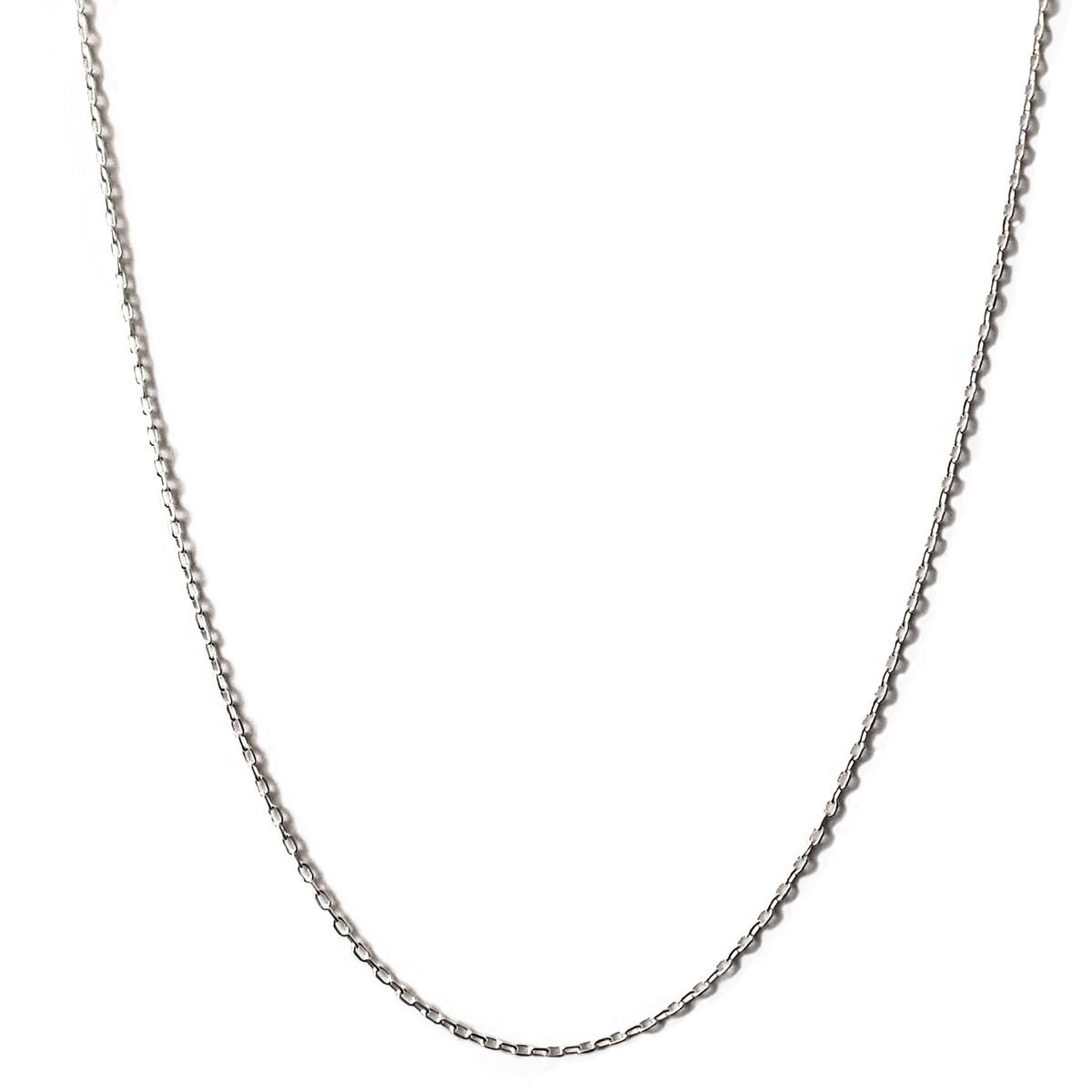 ANDREA COGGIOLA JOYAS - Cadena Limada Delgada 45cm Plata Fina 925.