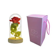 GENERICO - Rosa Eterna Rosas Eternas Rosa Preservada Led San Valentin