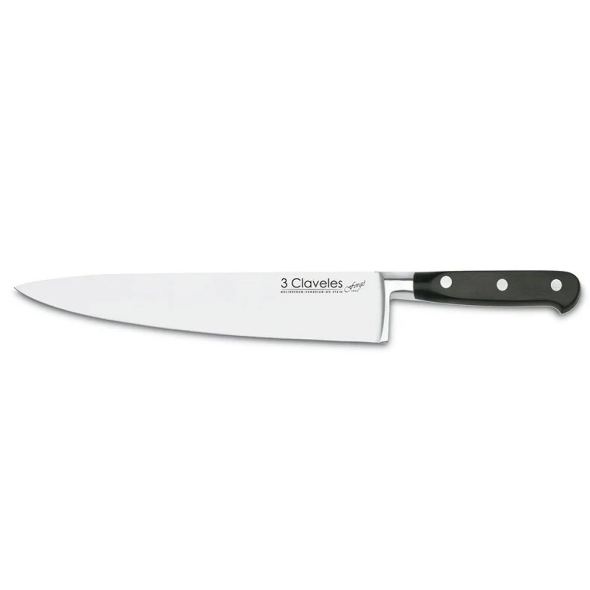 3 CLAVELES - Cuchillo Forjado 20 cm