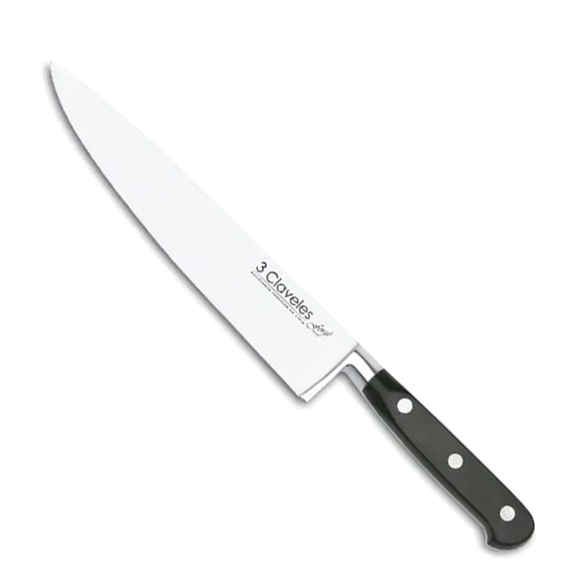 3 CLAVELES - Cuchillo De Cocina Forjado 25 cm