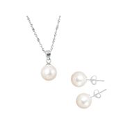 Conjunto Viena Plata 925 creado Perla de Swarovski® Cream