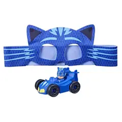 PJ MASKS - FIGURA AUTO Y MASCARA CONNOR
