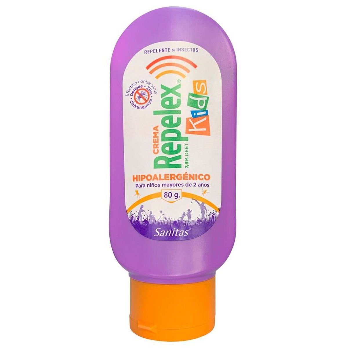 REPELEX - Repelex Kids Crema 2 hrs protección 7,5% DEET 80gr