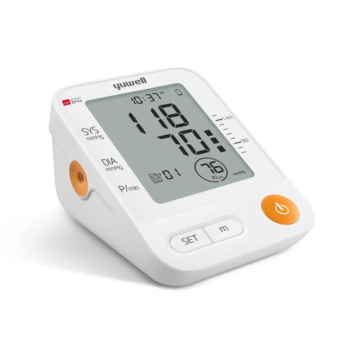 YUWELL - Toma Presión Tensiómetro 60 Mem Asistente Voz Yuwell YE670D