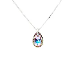 JOYAS MONTERO - Collar Gota de Luz Cristales Genuinos Vitral Light
