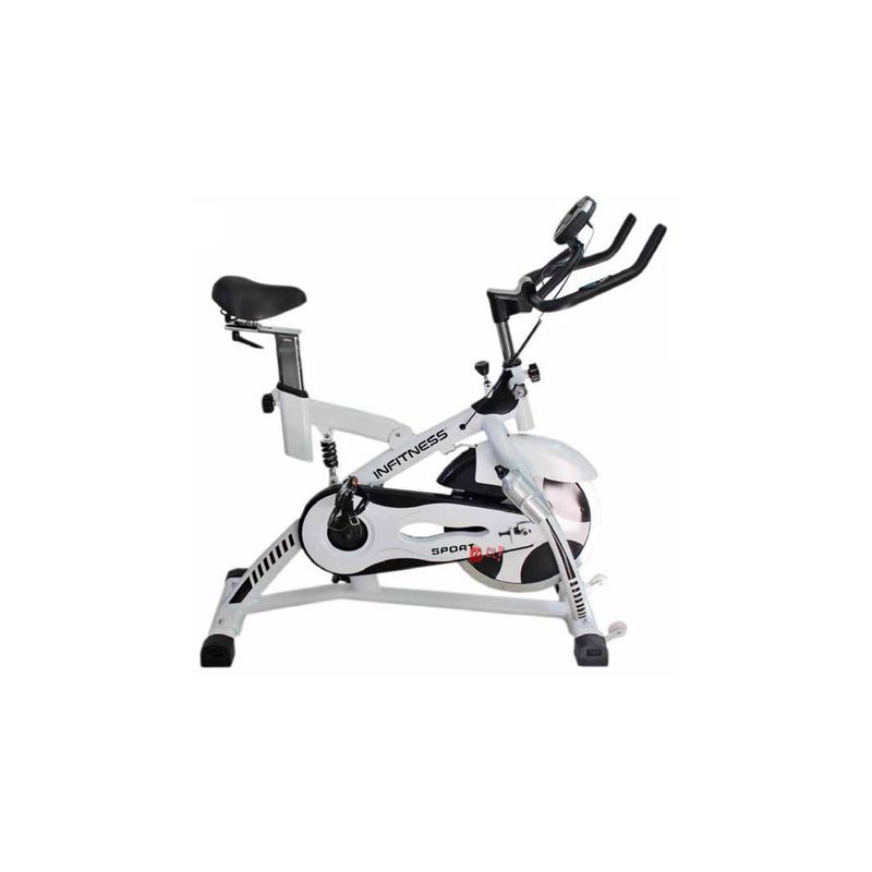 INFITNESS - Bicicleta Spining De Piñon Libre Con Disco De 15kg - PS