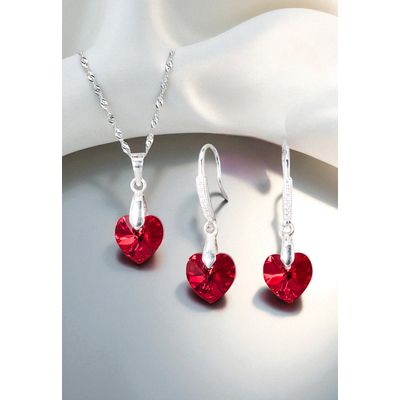 Imagen 2 del producto Conjunto Romance Plata 925 creado con cristales de Swarovski® Siam