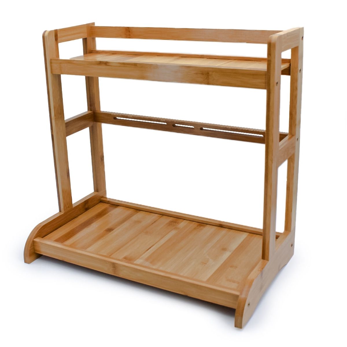 NEWTREE - Mueble De Madera tipo Repisa de 2 Niveles