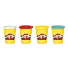 PLAY DOH - MASA PACK 4 UNID COLORES CLASICOS