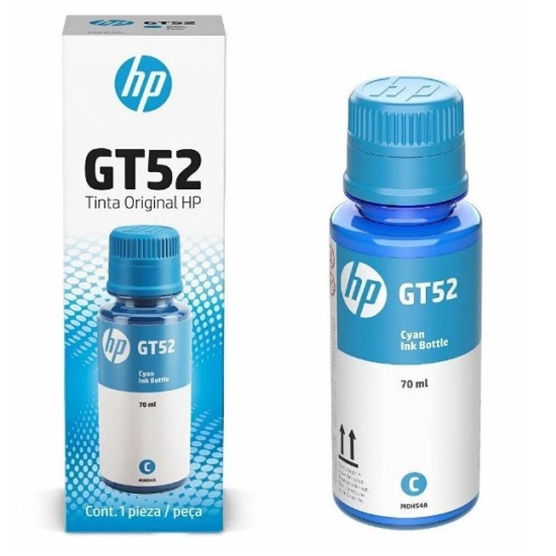 HP - Botella HP GT52 Cyan