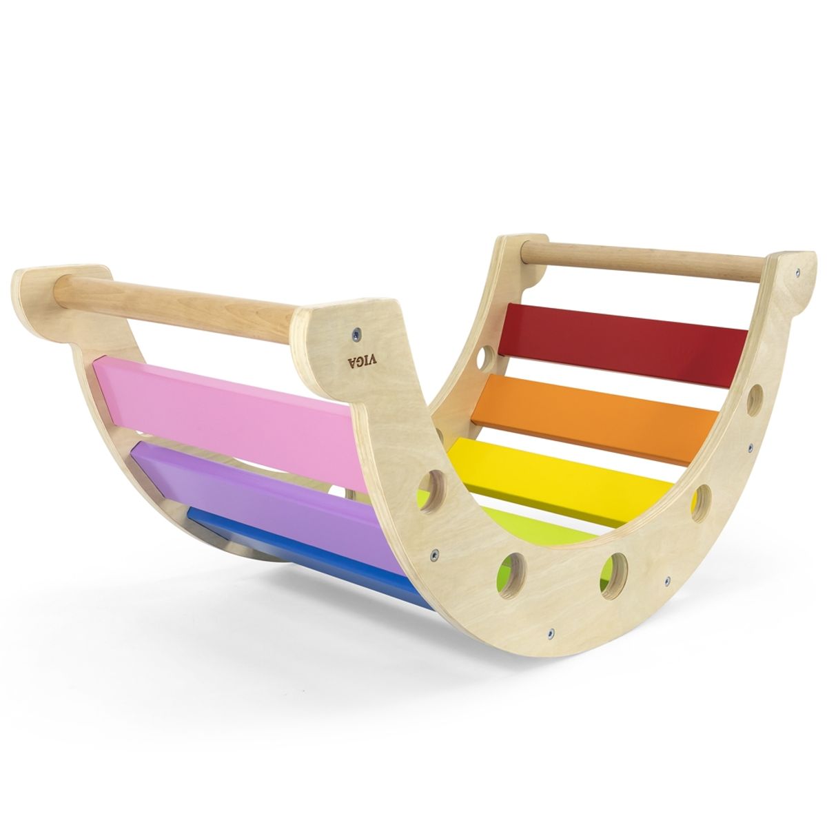 VIGA - Juego Madera Equilibrio Arcoiris