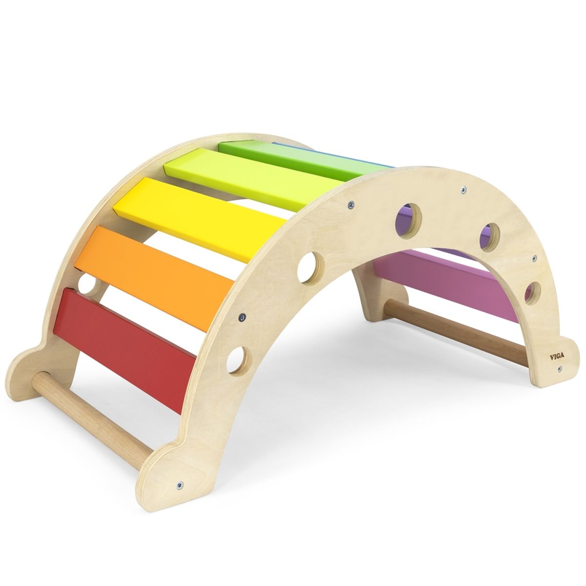VIGA - Juego Madera Equilibrio Arcoiris