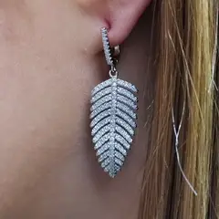 BE YOU - Aros plata rodinados y circones