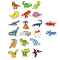 VIGA - Juguete Madera Dinosaurios Magneticos 20 pz