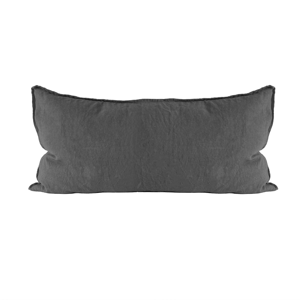NATURALINO - Cojín Naturalino Lino 45x100 Mayo 340 Gris Oscuro