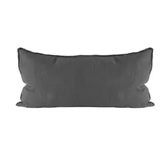 NATURALINO - Cojín Lino 45x100 Mayo 340 Gris Oscuro