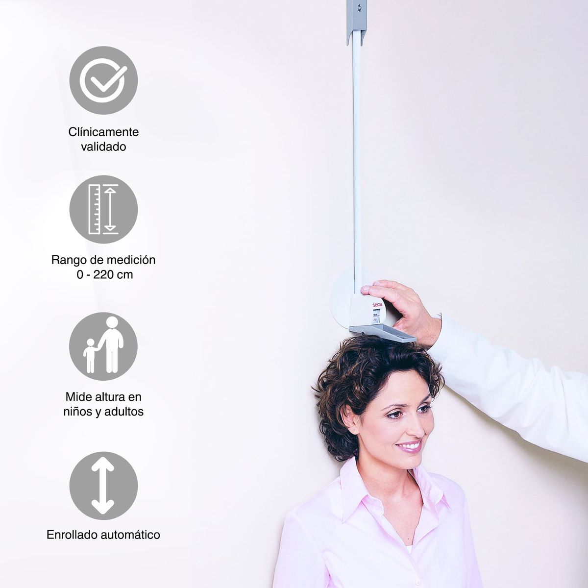 SECA - Tallímetro Seca 206 de Pared Ninos y Adultos