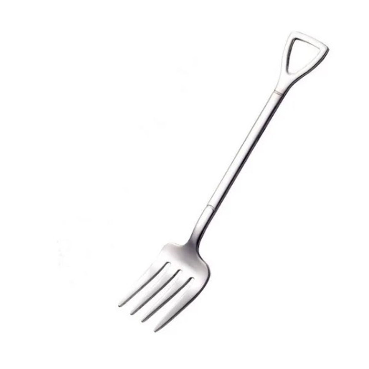 GENERICO - Tenedor Horquilla De Acero Inoxidable Para Servir Plateado