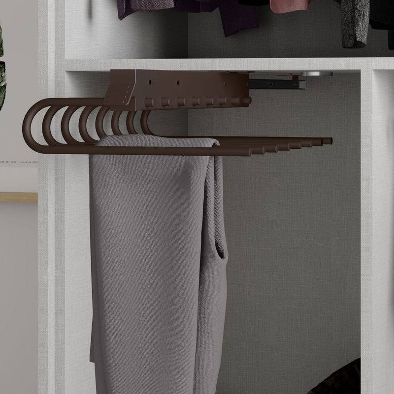 CONCEPTO RAUM - Pantalonero extraíble Izquierda Pintado moka