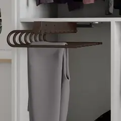 CONCEPTO RAUM - Pantalonero extraíble Izquierda Pintado moka