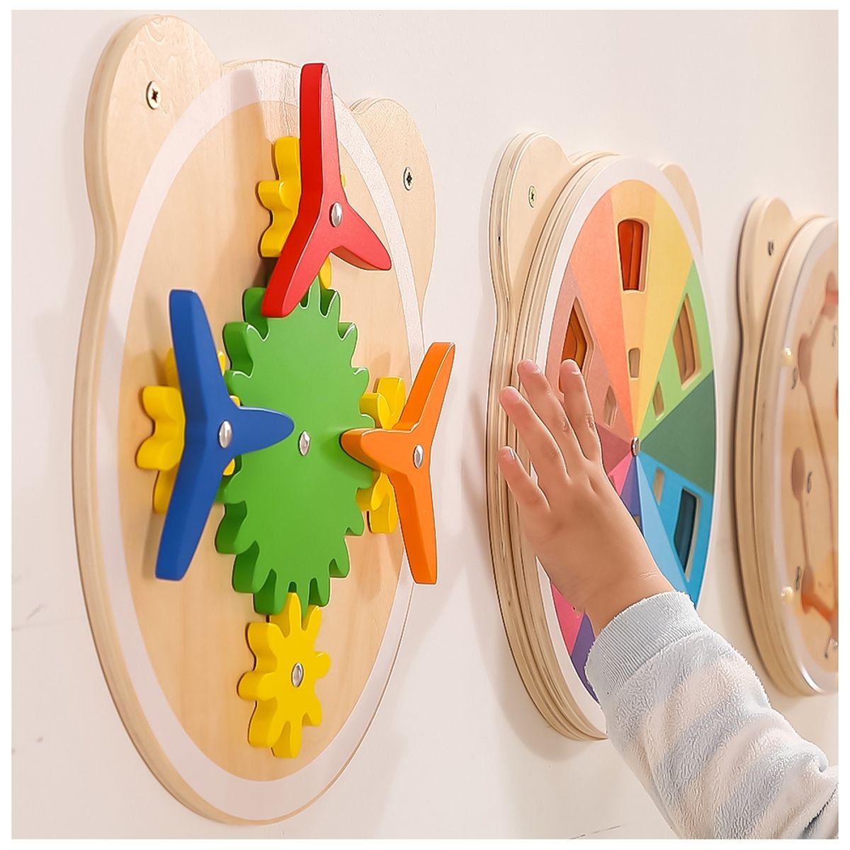 VIGA - Juego Pared Madera Magnetico Mariposa