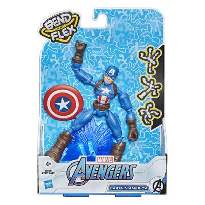 Imagen 2 del producto FIGURA BEND AND FLEX CAPITAN AMERICA