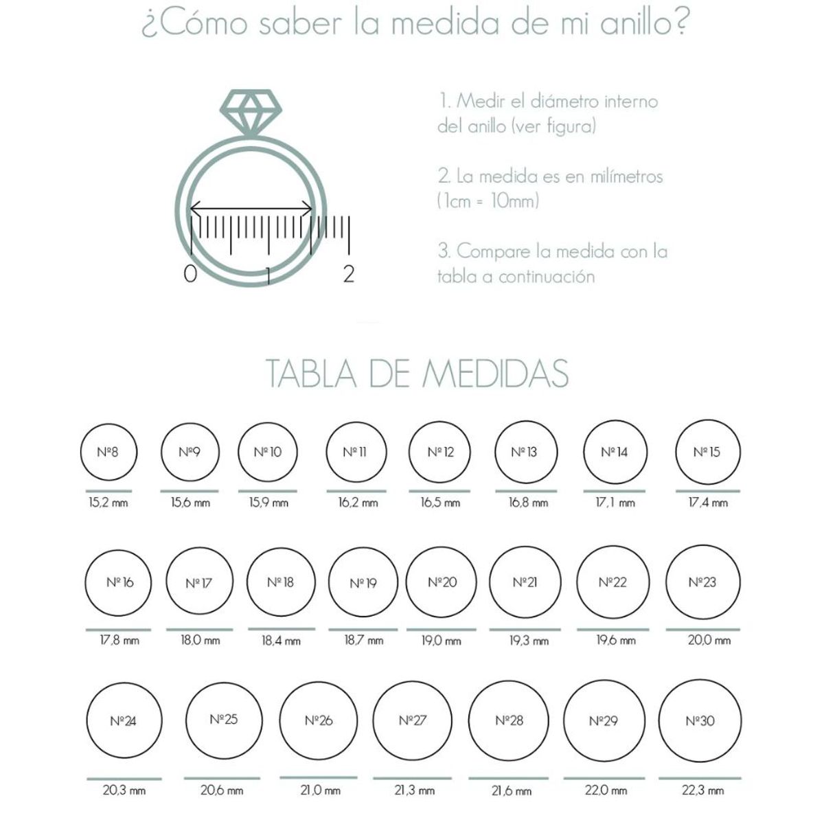 BE YOU - Anillo plata rodinado con circones y spinel