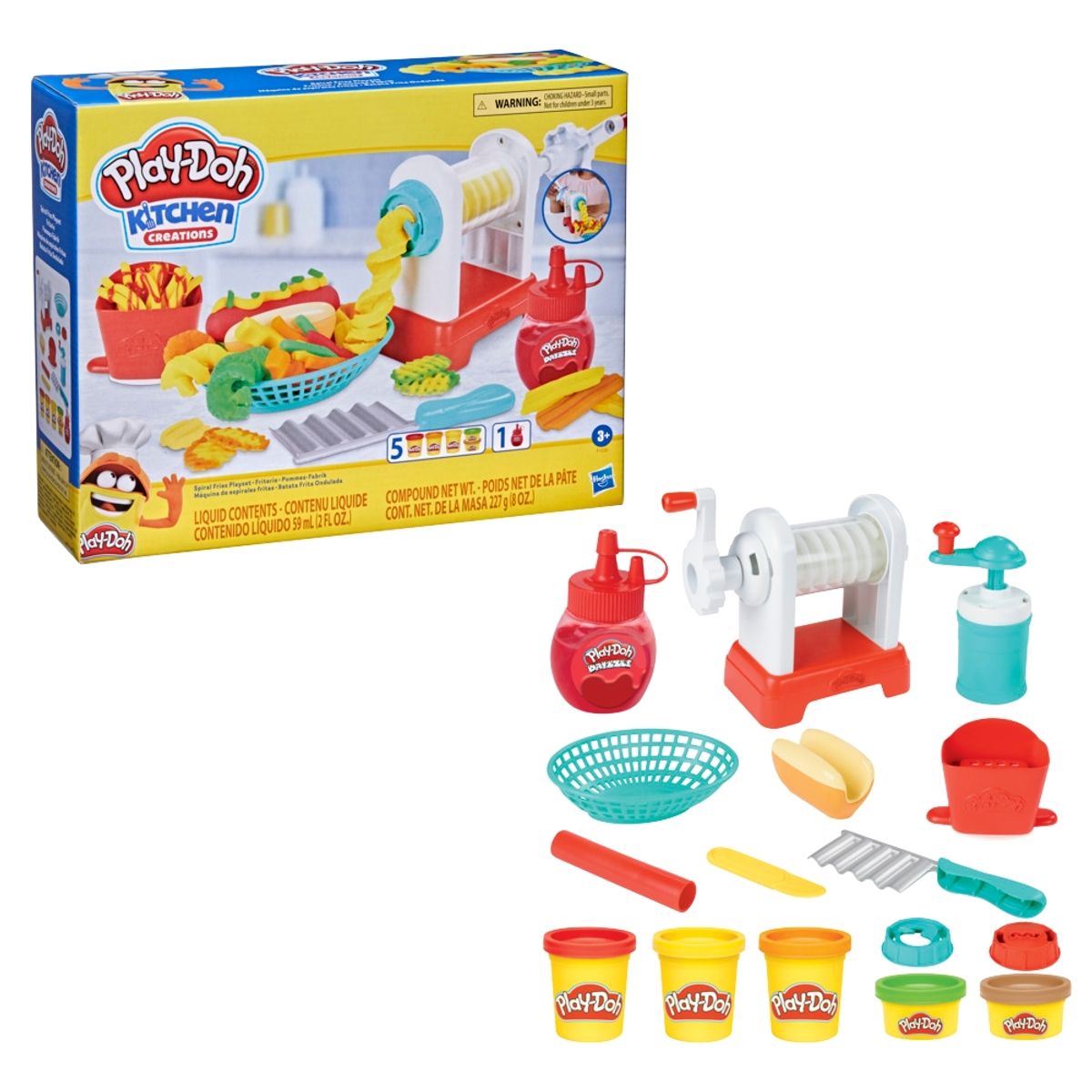 PLAY DOH - MASA PLAY DOH KITCHEN CREATIONS MAQUINA ESPIRALES
