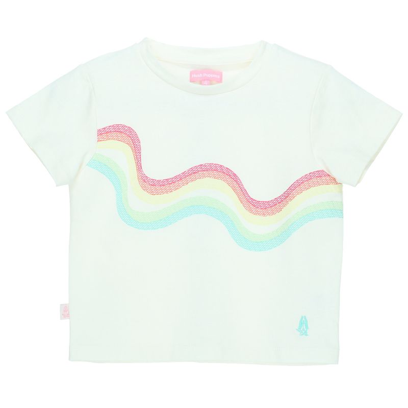 HUSH PUPPIES - Polera M/C Niña Rainbow Multicolor HUSH PUPPIES