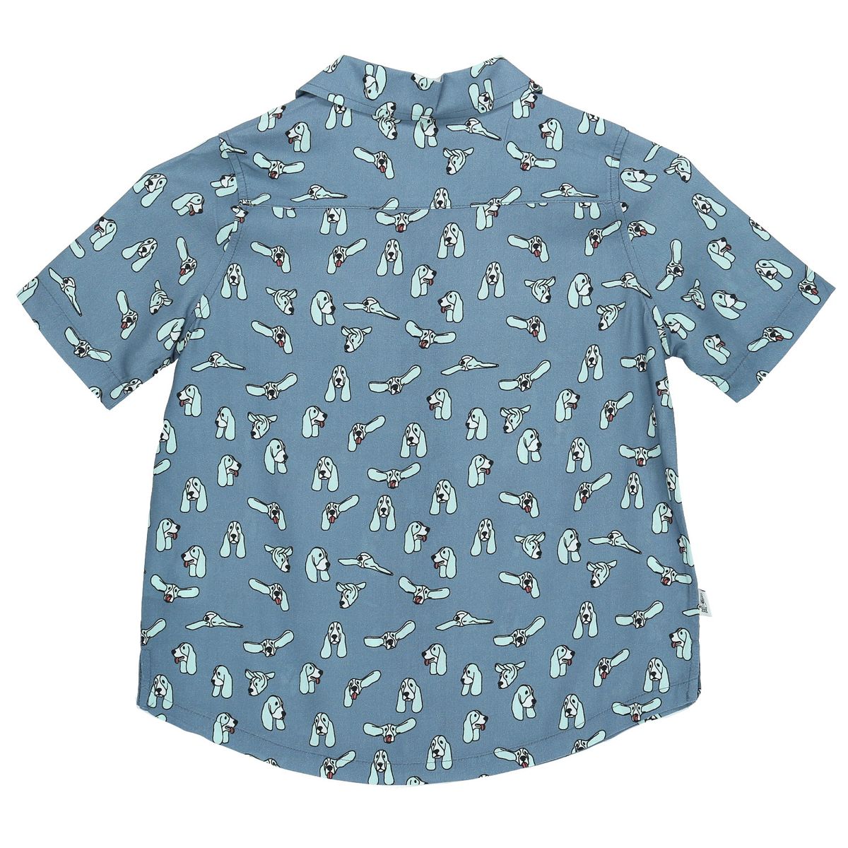 HUSH PUPPIES - Camisa M/C Niño Guayabera Azul HUSH PUPPIES