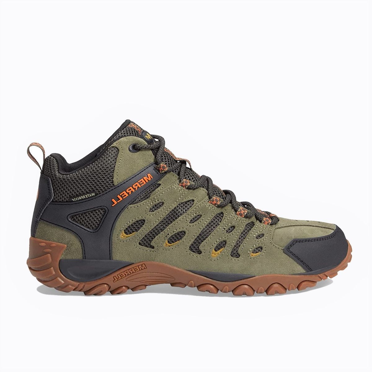 MERRELL - Botín Hombre Crosslander 2 Mid Wp Oliva MERRELL
