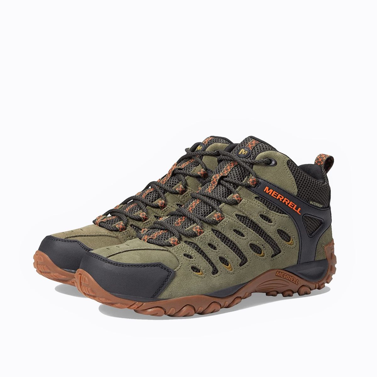 MERRELL - Botín Hombre Crosslander 2 Mid Wp Oliva MERRELL