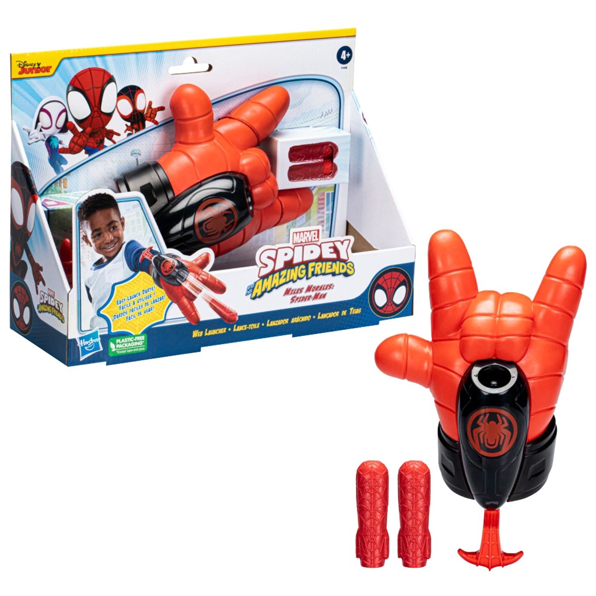 NERF - LANZADOR SPIDEY AND FRIENDS ARACNIDO MILES MORALES