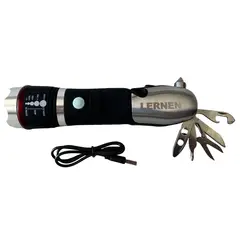 LERNEN - Linterna con Zoom Multiproposito Recargable