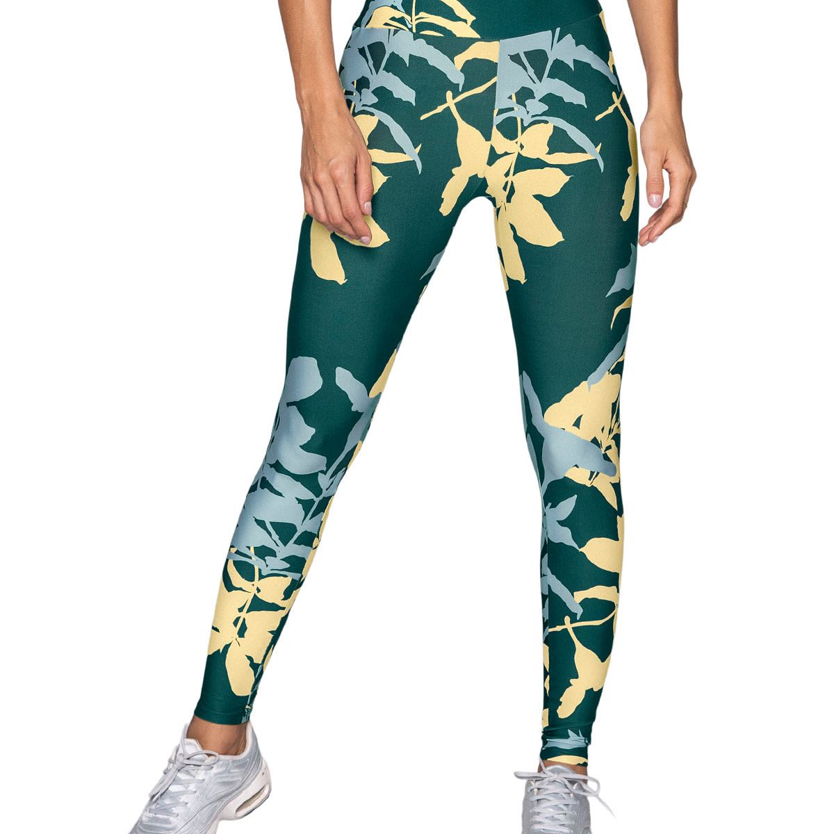 LEONISA - Ropa Deportiva 195579 Legging deportivo Surtido Verde