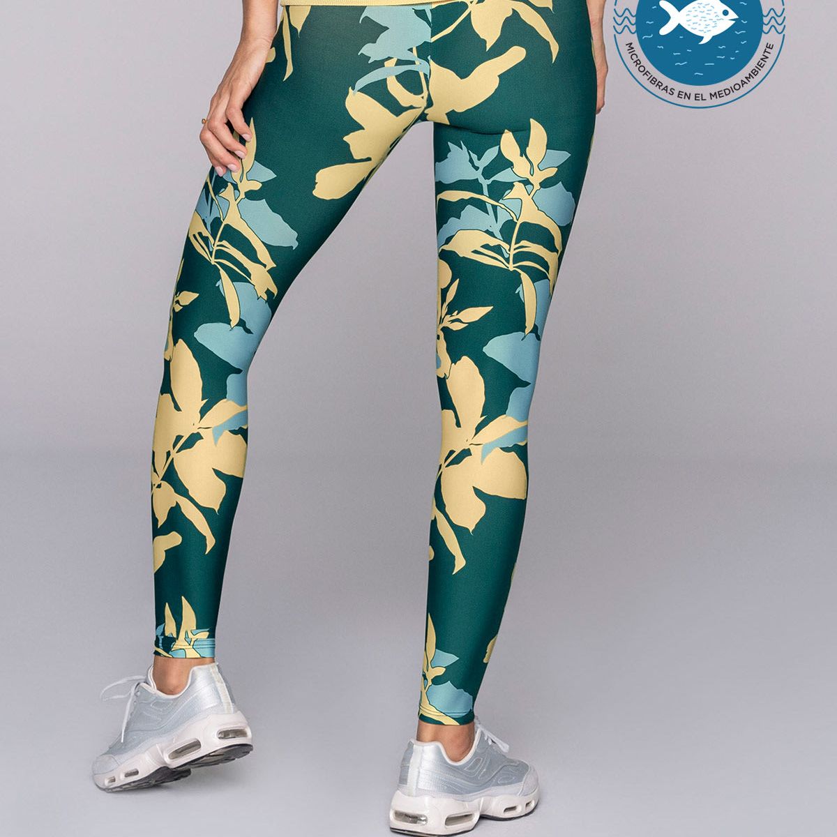 LEONISA - Ropa Deportiva 195579 Legging deportivo Surtido Verde