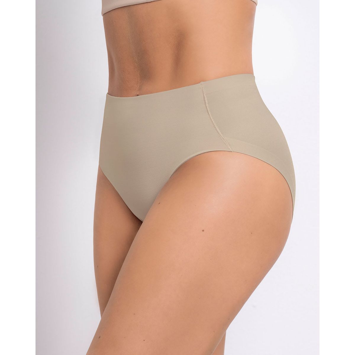 LEONISA - Leonisa Calzón clásico de control moderado 012715 Café Claro