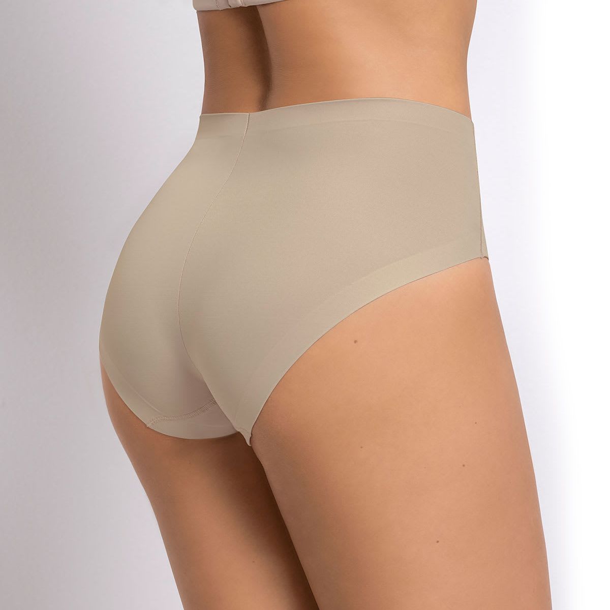 LEONISA - Leonisa Calzón clásico de control moderado 012715 Café Claro