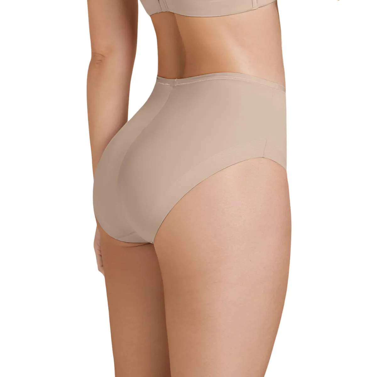 LEONISA - Calzón clásico invisible con ajuste perfecto 012499 Café Claro