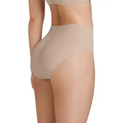 LEONISA - Calzón clásico invisible con ajuste perfecto 012499 Café Claro