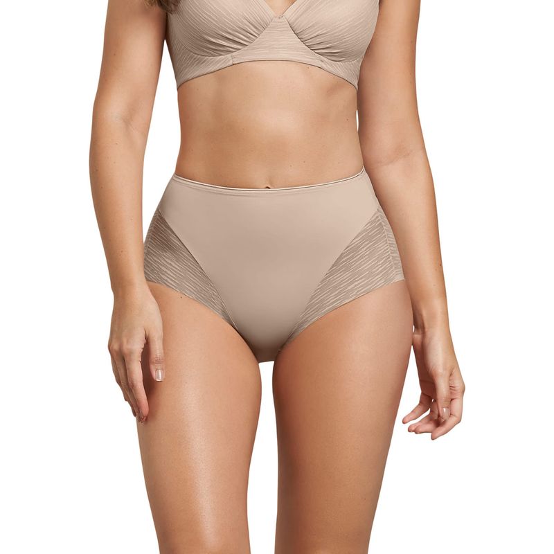 LEONISA - Panties 012984 Calzón Control Moderado Café