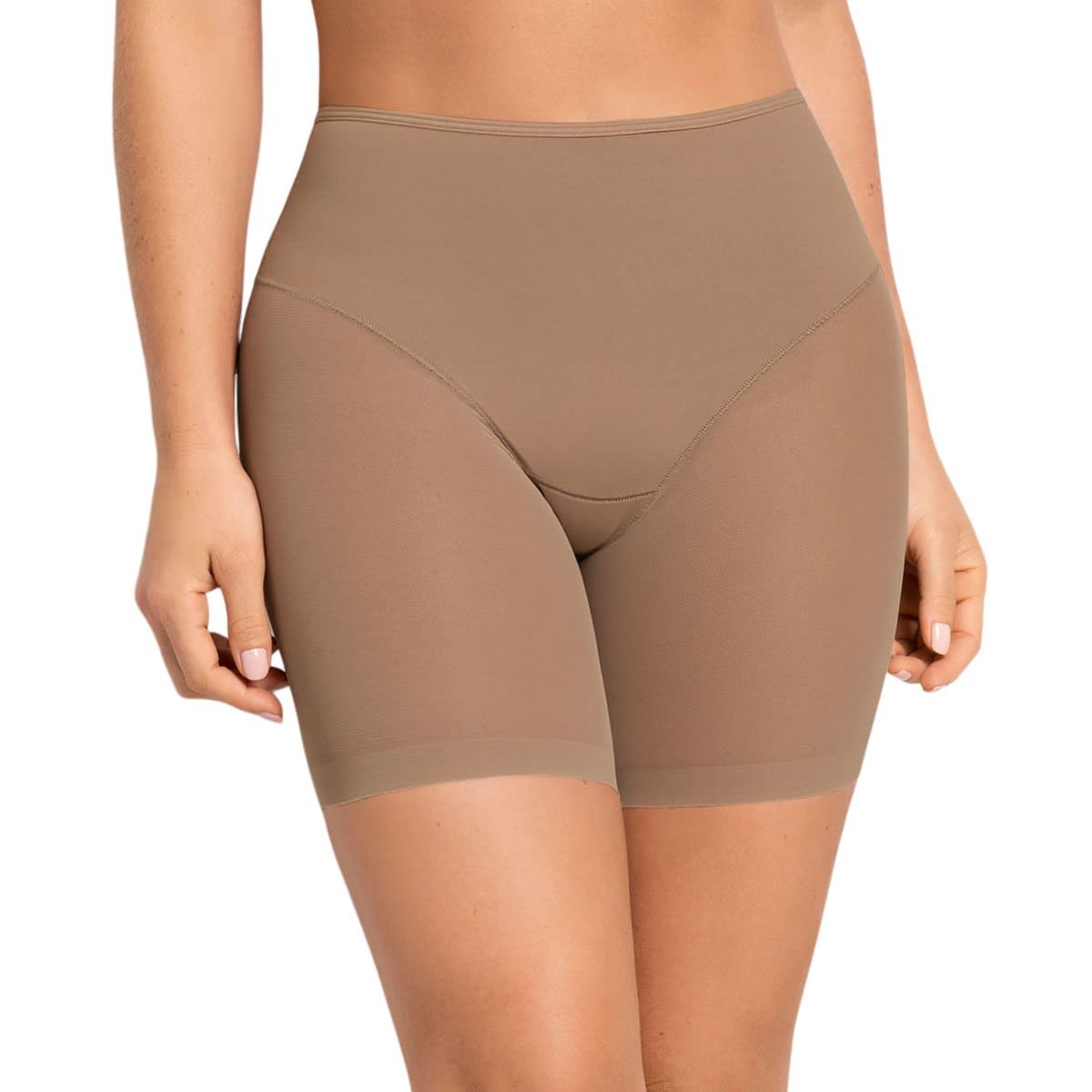 LEONISA - Calzón faja invisible efecto colaless 012769 Café Medio